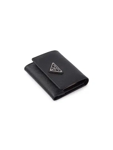 Prada Women's  Saffiano Leather Wallet - Black | Thumbnail 2