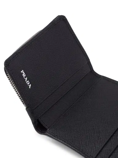 Prada Women's  Saffiano Leather Wallet - Black | Thumbnail 5