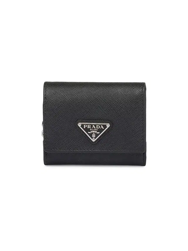 Women's  Saffiano Leather Wallet - Black