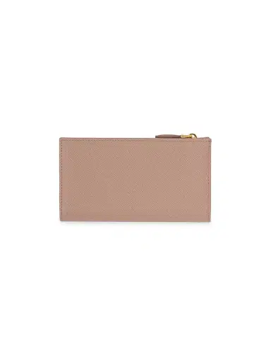 Prada Women's Large Saffiano Leather Wallet - Beige | Thumbnail 3