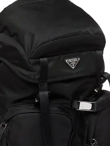 Prada Men's Re-nylon And Saffiano Leather Backpack - Black - Size 0 | Thumbnail 5 Prada Men's Re-nylon And Saffiano Leather Backpack - Black - Size 0 | Thumbnail 5