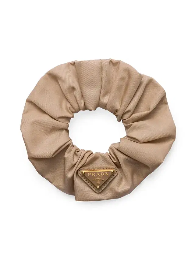Prada Women's Re-Nylon Scrunchie - Beige