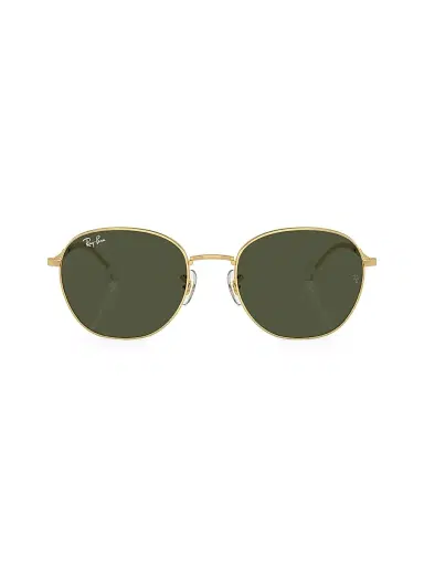 Ray-Ban Women's RB3809 55MM Round Sunglasses - Gold Flash Green | Thumbnail 1 Ray-Ban Women's RB3809 55MM Round Sunglasses - Gold Flash Green | Thumbnail 1