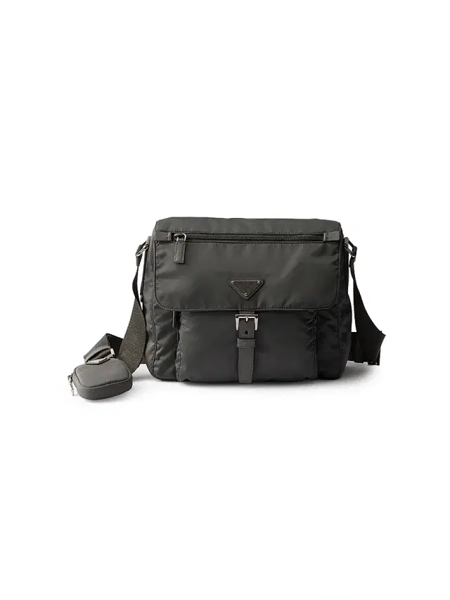 Women's Re-Nylon Shoulder Bag - Grey