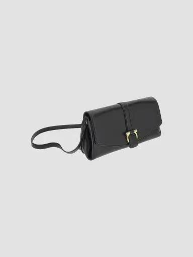 Ferragamo Women's Medium New Line Leather Shoulder Bag - Nero | Thumbnail 6