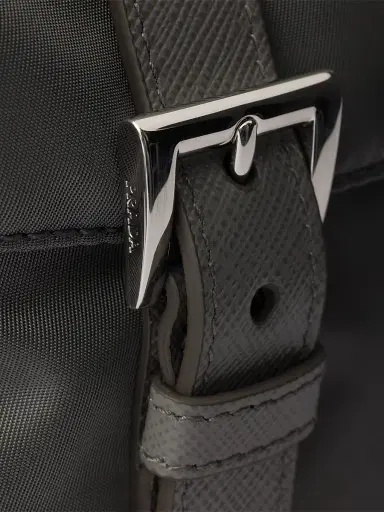 Prada Women's Re-Nylon Shoulder Bag - Dark Grey | Thumbnail 5 Prada Women's Re-Nylon Shoulder Bag - Dark Grey | Thumbnail 5