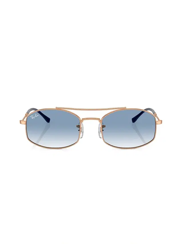 Ray-Ban Women's RB3719 54MM Oval Sunglasses - Rose Gold