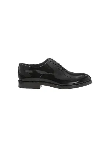 Brunello Cucinelli Men's Patent Leather Tuxedo Shoes | Thumbnail 1 Brunello Cucinelli Men's Patent Leather Tuxedo Shoes | Thumbnail 1