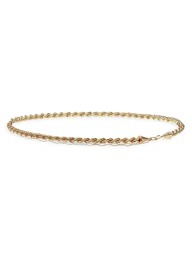 FERRAGAMO Women's Donna Goldtone Chain Belt - Gold | Thumbnail 1