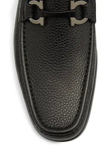 Ferragamo Men's Grandioso Gancini Bit Leather Loafers - Nero - Size 11.5 | Thumbnail 5