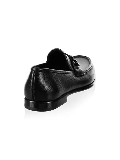 Ferragamo Men's Gancini Crown Bit Leather Loafers - Black - Size 13 | Thumbnail 3 Ferragamo Men's Gancini Crown Bit Leather Loafers - Black - Size 13 | Thumbnail 3