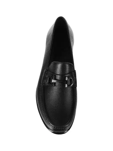 Ferragamo Men's Gancini Crown Bit Leather Loafers - Black - Size 13 | Thumbnail 5 Ferragamo Men's Gancini Crown Bit Leather Loafers - Black - Size 13 | Thumbnail 5