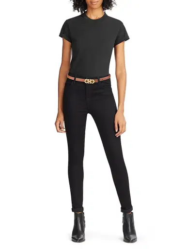 Ferragamo Women's Gancio Contour 15MM Leather Belt | Thumbnail 2 Ferragamo Women's Gancio Contour 15MM Leather Belt | Thumbnail 2