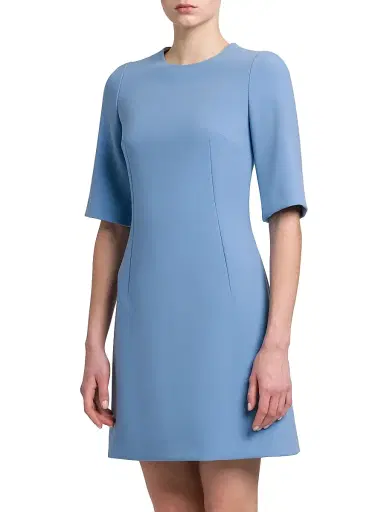 Dolce & Gabbana Women's Wool Tailored Minidress - Glicine Viola Chiari - Size 10 | Thumbnail 4 Dolce & Gabbana Women's Wool Tailored Minidress - Glicine Viola Chiari - Size 10 | Thumbnail 4