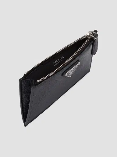 Prada Women's Saffiano Leather Card Holder | Thumbnail 3 Prada Women's Saffiano Leather Card Holder | Thumbnail 3