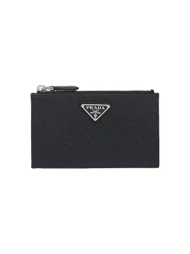 Prada Women's Saffiano Leather Card Holder | Thumbnail 1 Prada Women's Saffiano Leather Card Holder | Thumbnail 1