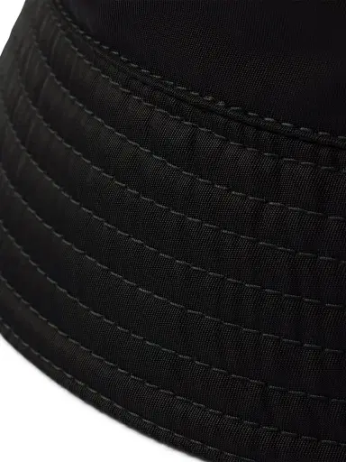 Prada Women's Re-Nylon Bucket Hat - Black Gold - Size Large | Thumbnail 4