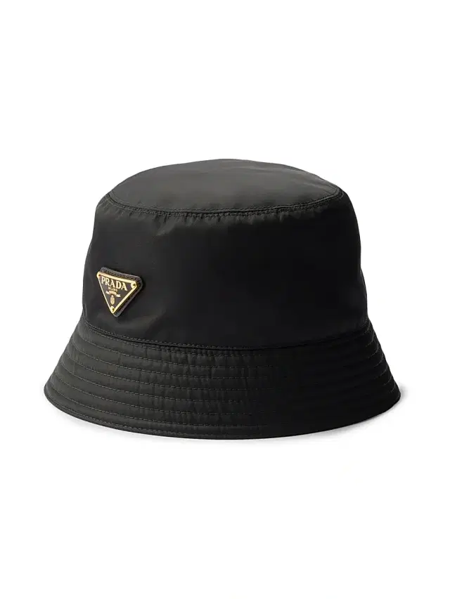 Prada Women's Re-Nylon Bucket Hat - Black Gold