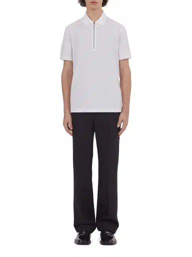 Ferragamo Men's Cotton Polo Shirt | Thumbnail 2 Ferragamo Men's Cotton Polo Shirt | Thumbnail 2