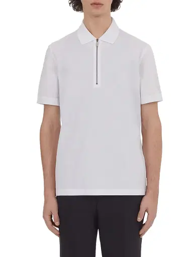 Ferragamo Men's Cotton Polo Shirt | Thumbnail 3 Ferragamo Men's Cotton Polo Shirt | Thumbnail 3