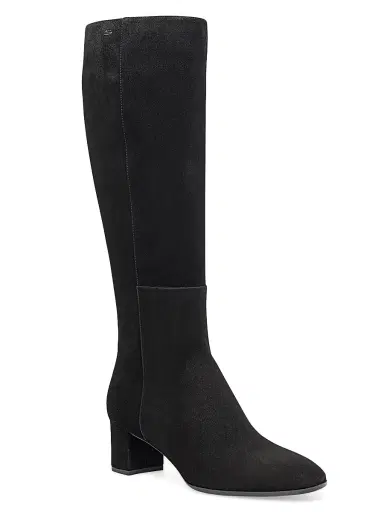 Santoni Women's 50MM Suede Boots - Black - Size 11.5 | Thumbnail 2 Santoni Women's 50MM Suede Boots - Black - Size 11.5 | Thumbnail 2