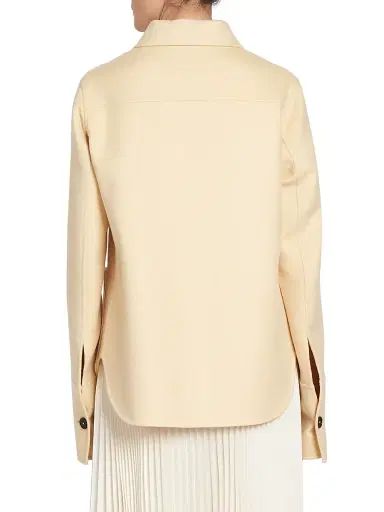 Jil Sander Women's Cashmere Shirt Jacket - Butter - Size 6 | Thumbnail 5