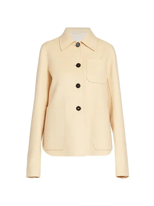 Jil Sander Women's Cashmere Shirt Jacket - Butter