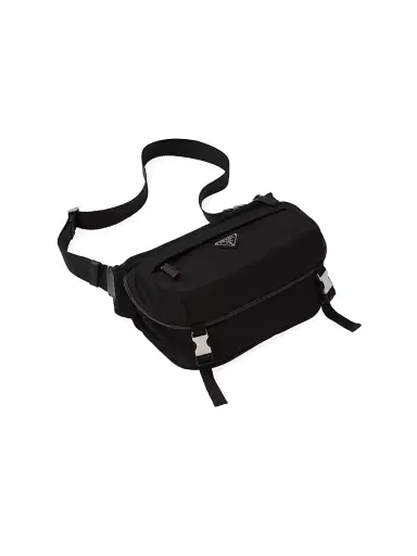 Prada Men's Re-Nylon And Saffiano Leather Shoulder Bag | Thumbnail 3 Prada Men's Re-Nylon And Saffiano Leather Shoulder Bag | Thumbnail 3