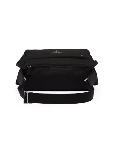 Prada Men's Re-Nylon And Saffiano Leather Shoulder Bag | Thumbnail 4 Prada Men's Re-Nylon And Saffiano Leather Shoulder Bag | Thumbnail 4