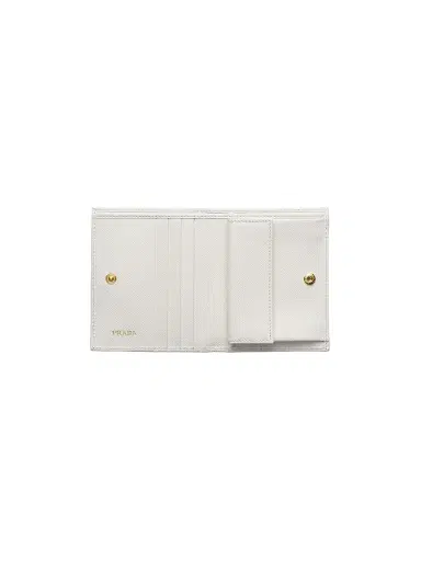 Prada Women's Saffiano Leather Wallet - White | Thumbnail 4 Prada Women's Saffiano Leather Wallet - White | Thumbnail 4