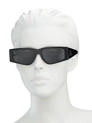 Dolce & Gabbana Women's 55MM Rectangular Sunglasses - Black | Thumbnail 4 Dolce & Gabbana Women's 55MM Rectangular Sunglasses - Black | Thumbnail 4