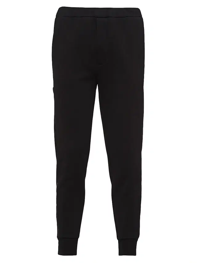 Prada Men's Sweatpants With Re-Nylon Details - Black