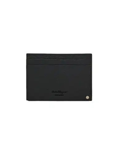 Ferragamo Men's Textured Leather Card Case | Thumbnail 3
