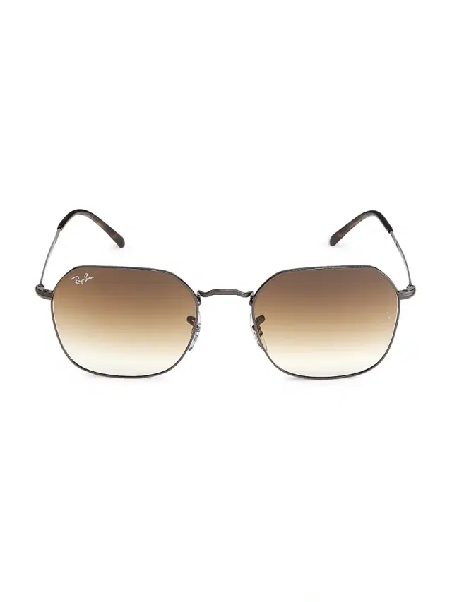 Ray-Ban Women's RB3694 Jim 55MM Geometric Sunglasses - Gunmetal