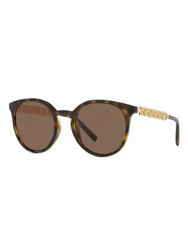 Dolce & Gabbana Women's 52MM Round Sunglasses - Havana | Thumbnail 2