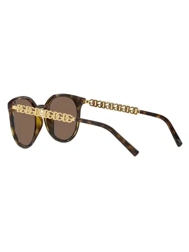Dolce & Gabbana Women's 52MM Round Sunglasses - Havana | Thumbnail 5