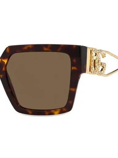 Dolce & Gabbana Women's 53MM Square Sunglasses - Havana | Thumbnail 3