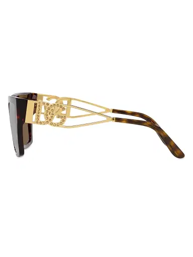 Dolce & Gabbana Women's 53MM Square Sunglasses - Havana | Thumbnail 4