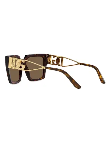 Dolce & Gabbana Women's 53MM Square Sunglasses - Havana | Thumbnail 5