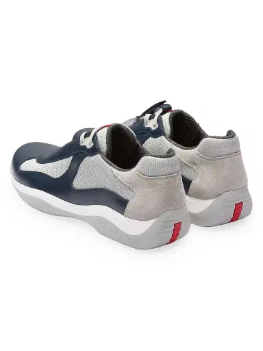 Prada Men's America's Cup Original Sneakers - Ultramarine - Size 5.5 | Thumbnail 4 Prada Men's America's Cup Original Sneakers - Ultramarine - Size 5.5 | Thumbnail 4