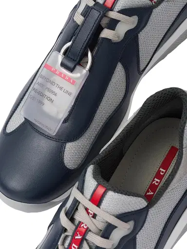 Prada Men's America's Cup Original Sneakers - Ultramarine - Size 5.5 | Thumbnail 5 Prada Men's America's Cup Original Sneakers - Ultramarine - Size 5.5 | Thumbnail 5