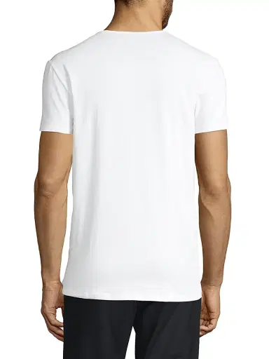 Versace Men's 2-Pack Logo T-Shirt - Black | Thumbnail 4 Versace Men's 2-Pack Logo T-Shirt - Black | Thumbnail 4