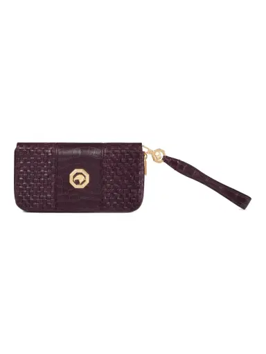 Stefano Ricci Men's Handmade Crocodile Zip Around Wallet - Burgundy | Thumbnail 3 Stefano Ricci Men's Handmade Crocodile Zip Around Wallet - Burgundy | Thumbnail 3