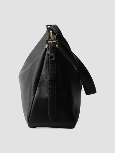 Prada Women's Aimée Large Leather Shoulder Bag - Black | Thumbnail 5 Prada Women's Aimée Large Leather Shoulder Bag - Black | Thumbnail 5
