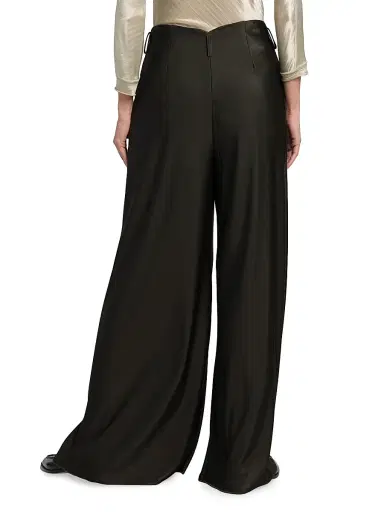 Giorgio Armani Women's Jersey Wide-Leg Pants | Thumbnail 5 Giorgio Armani Women's Jersey Wide-Leg Pants | Thumbnail 5