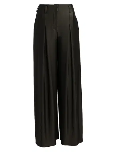Giorgio Armani Women's Jersey Wide-Leg Pants | Thumbnail 1 Giorgio Armani Women's Jersey Wide-Leg Pants | Thumbnail 1