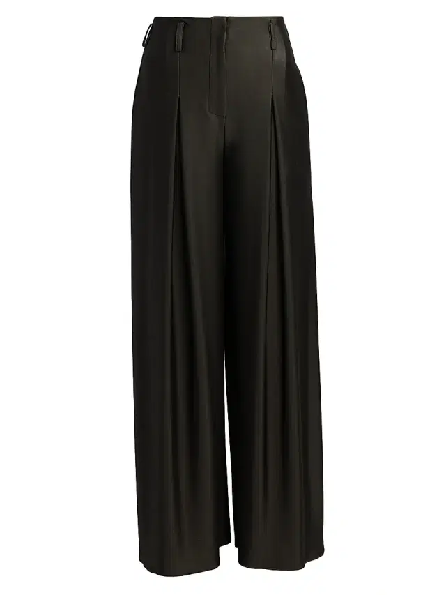 Women's Jersey Wide-Leg Pants - Coffee