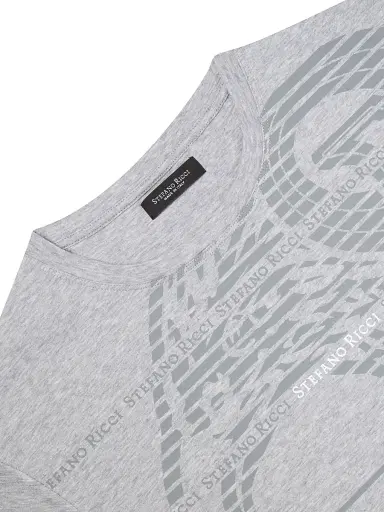 Stefano Ricci Men's Crewneck T-Shirt | Thumbnail 4 Stefano Ricci Men's Crewneck T-Shirt | Thumbnail 4