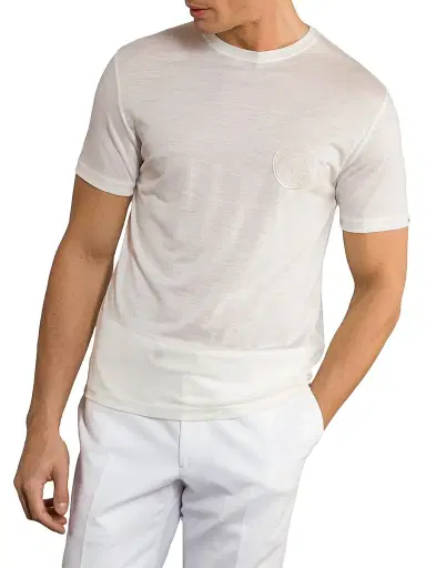 Stefano Ricci Men's T-Shirt - White - Size XXL | Thumbnail 4 Stefano Ricci Men's T-Shirt - White - Size XXL | Thumbnail 4