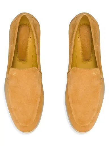 Stefano Ricci Men's Suede Slip-On Loafers - Honey Yellow - Size 11 | Thumbnail 4 Stefano Ricci Men's Suede Slip-On Loafers - Honey Yellow - Size 11 | Thumbnail 4